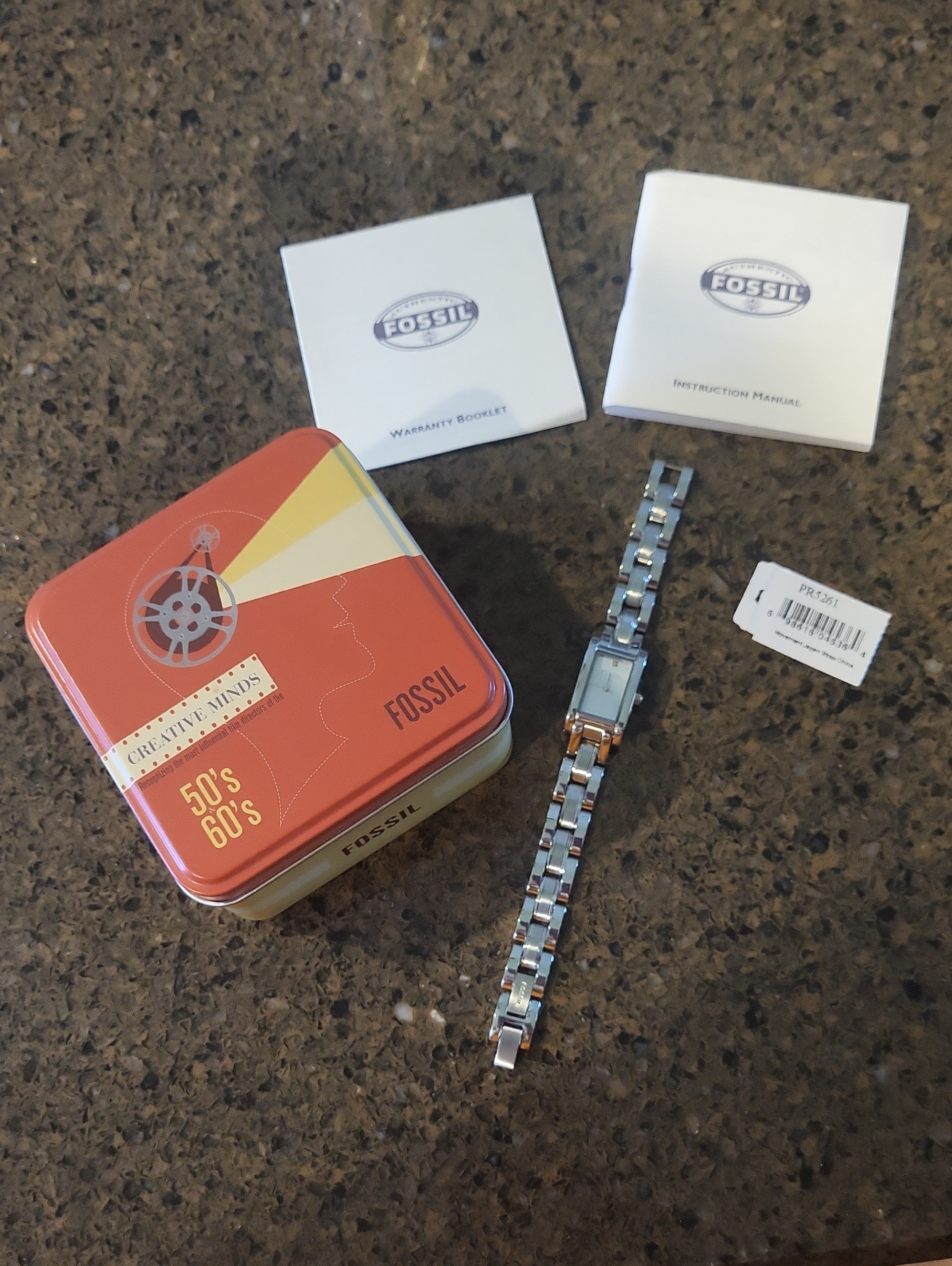 Fossil Stainless Steel Link Bracelet Watch